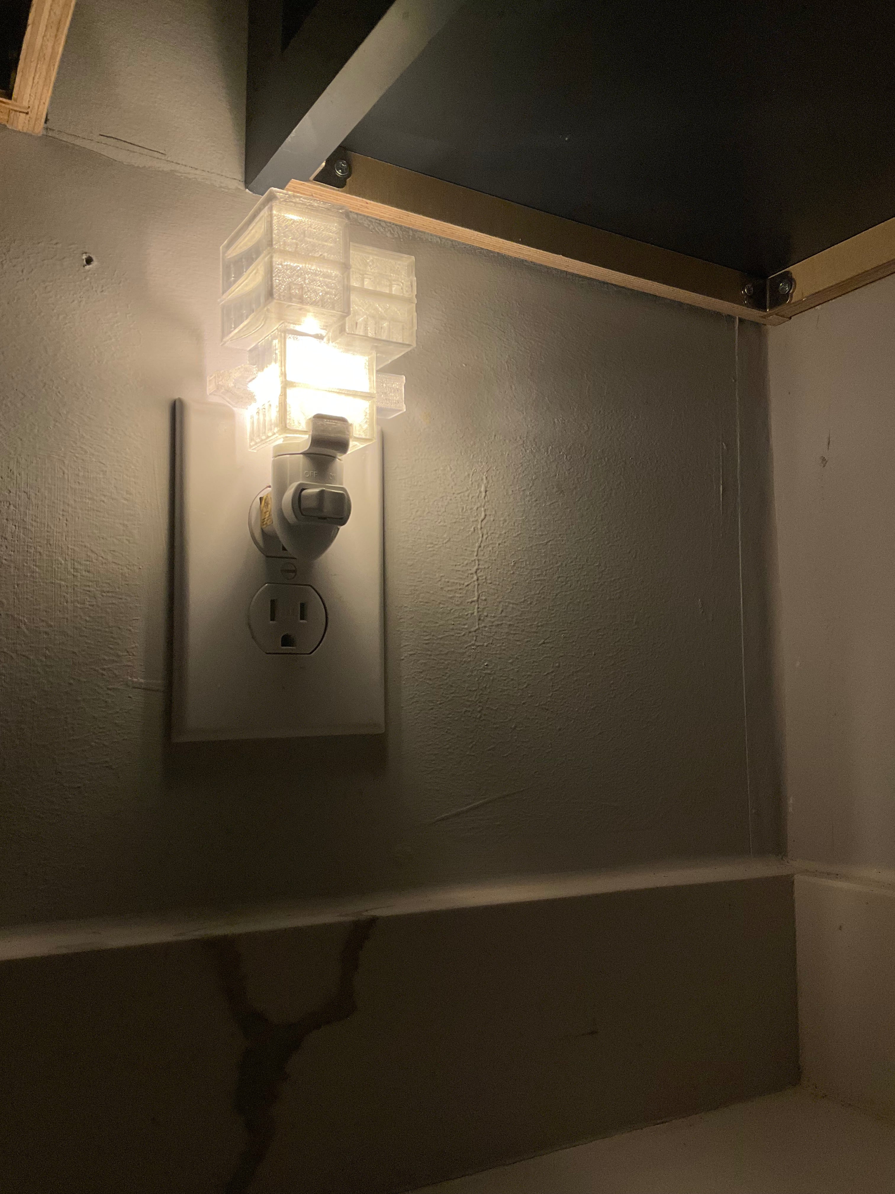 Brutalist Home Night Light