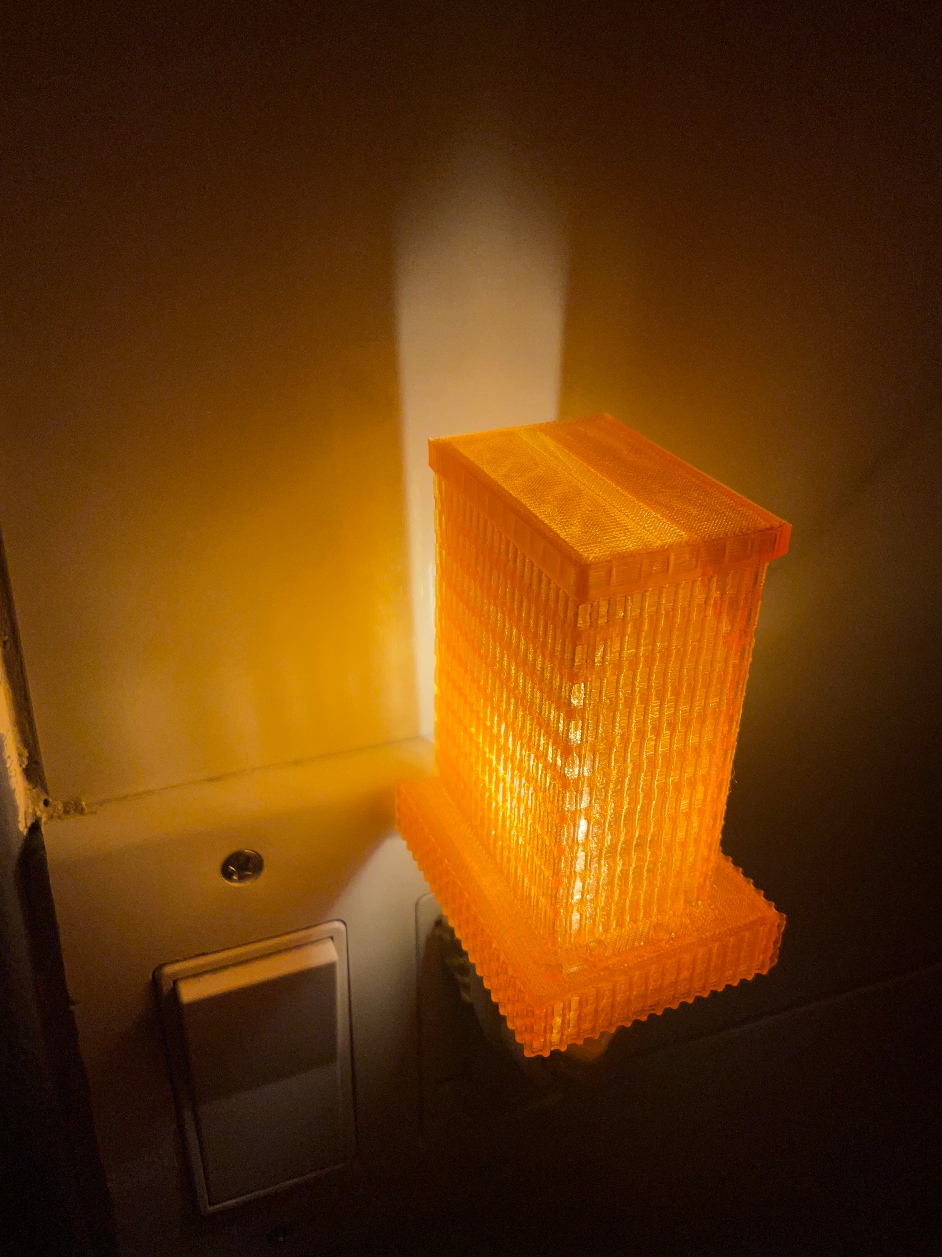 Des Moines Financial Center Nightlight