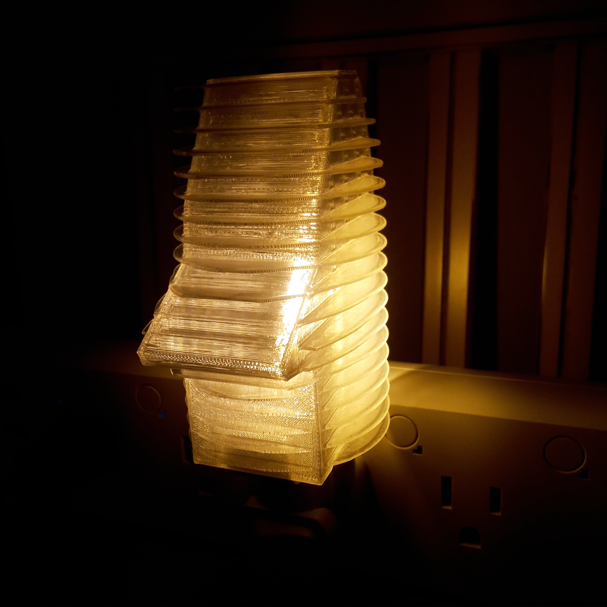 Great White Shark Condo Architecture Design Night Light