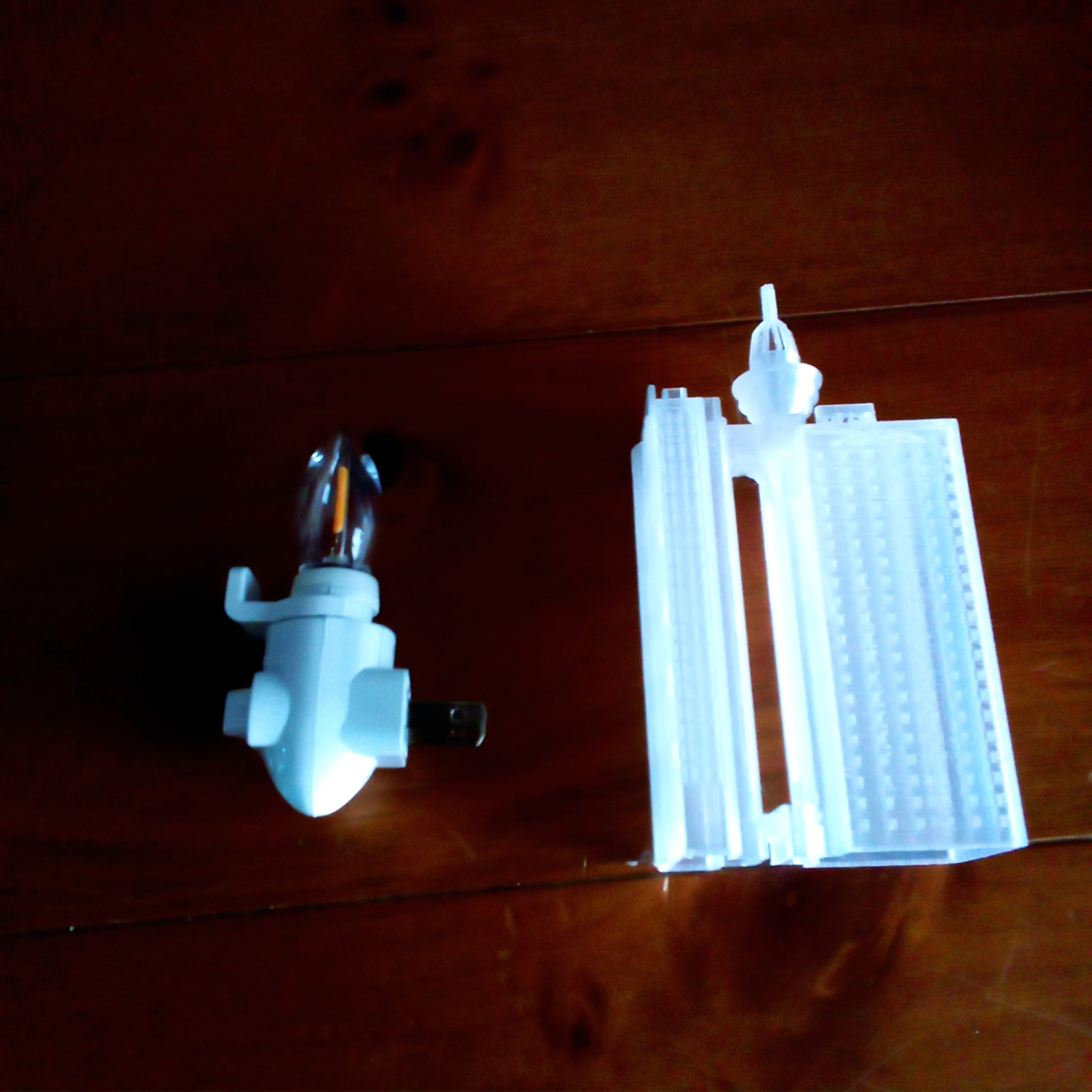 Genex tower brutalism architecture night light