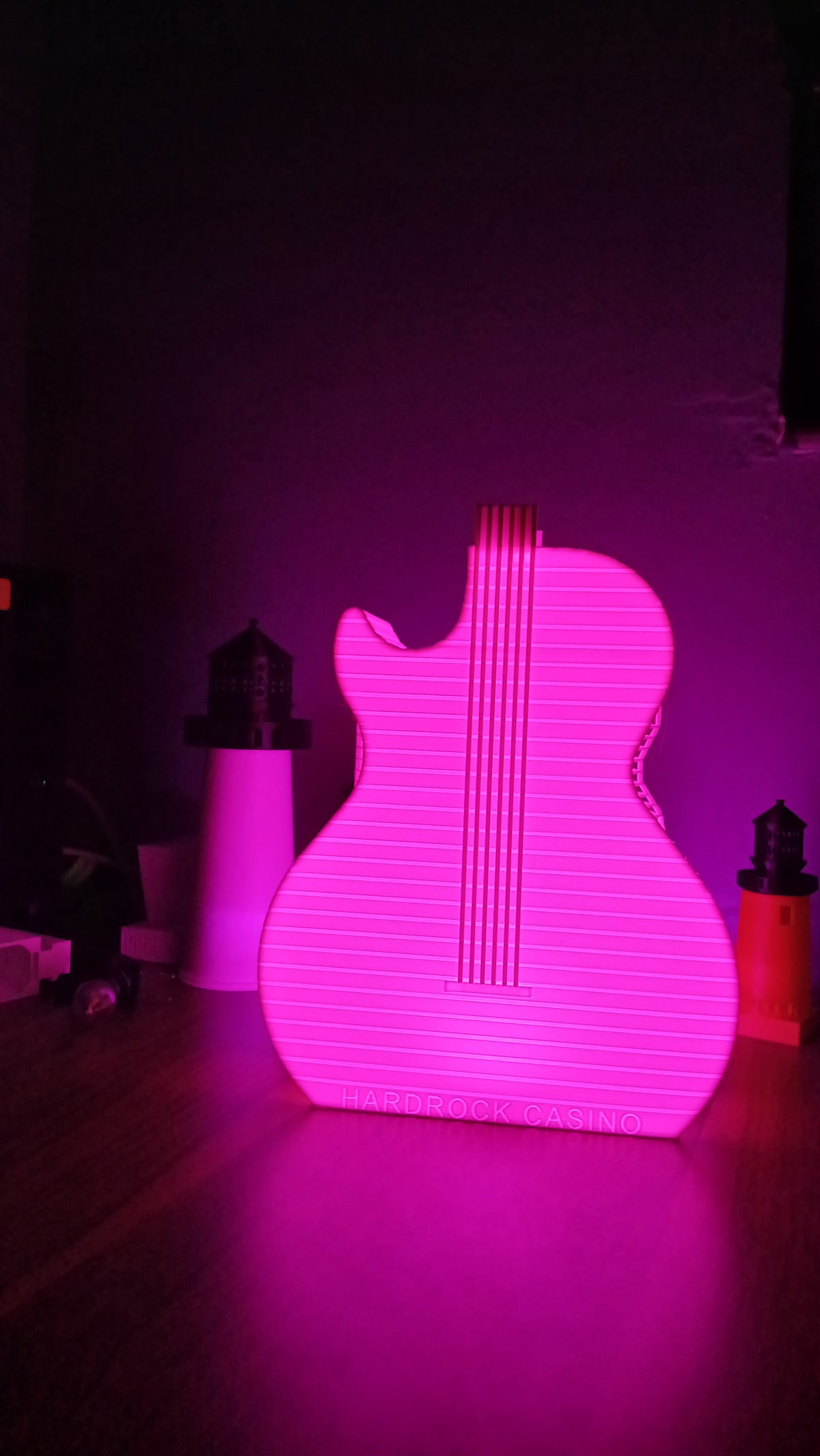Hardrock Casino Guitar lamp Fort Lauderdale