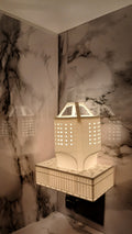 Women's Prentice Hospital Brutalist Night Light